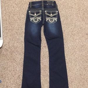 Girls Wired Heart cowgirl jeans. Size 7